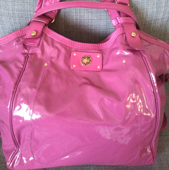 Vintage Marc Jacobs Posh Totally Turnkey Berry Tote - Picture 2 of 9